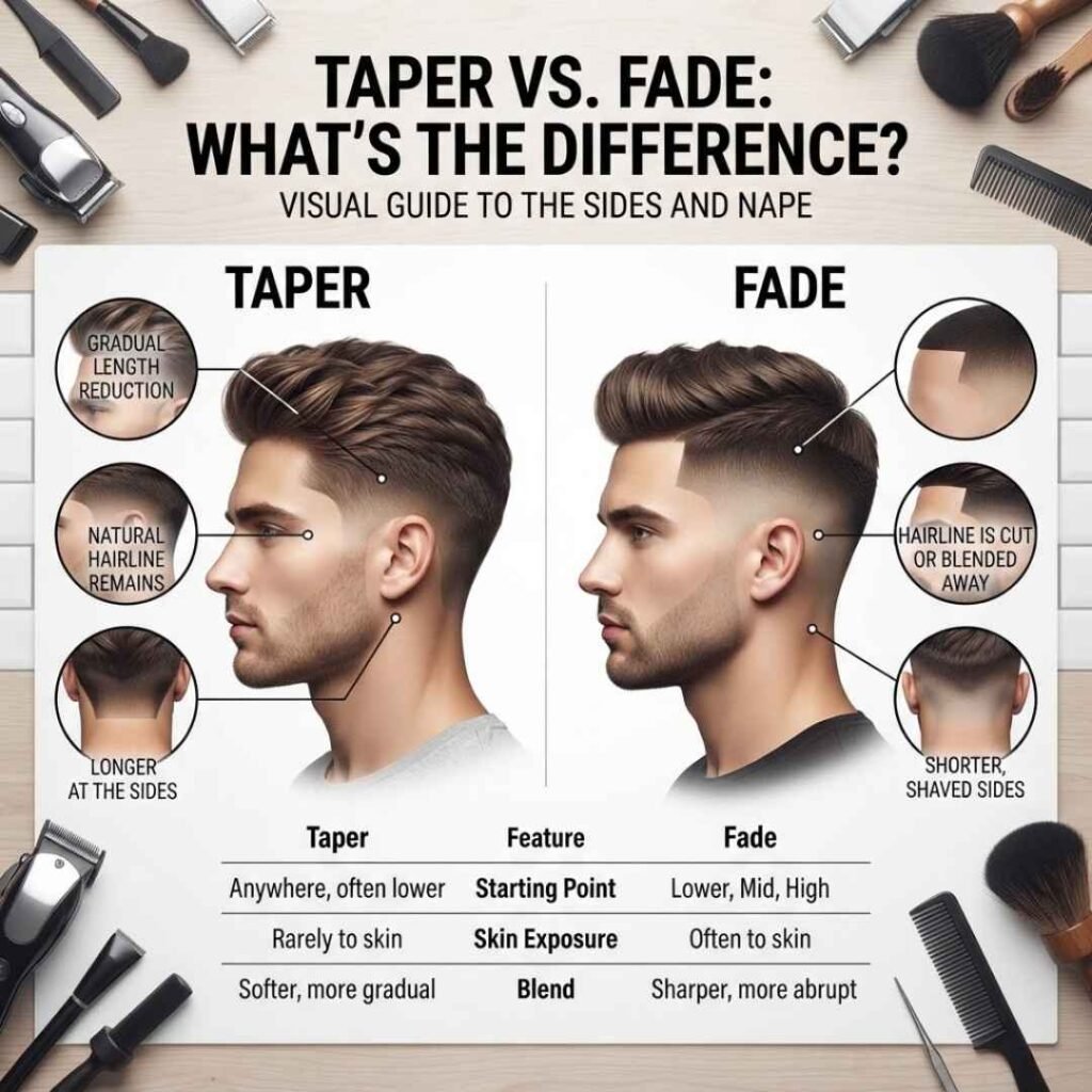 Taper vs. Fade What’s the Difference