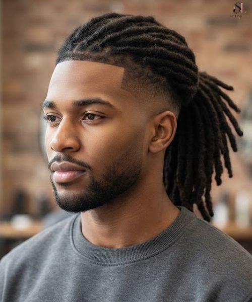 Mid Taper Fade with Dreadlocks (Locs)