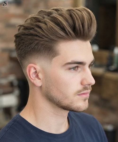 Mid Taper Fade with Quiff