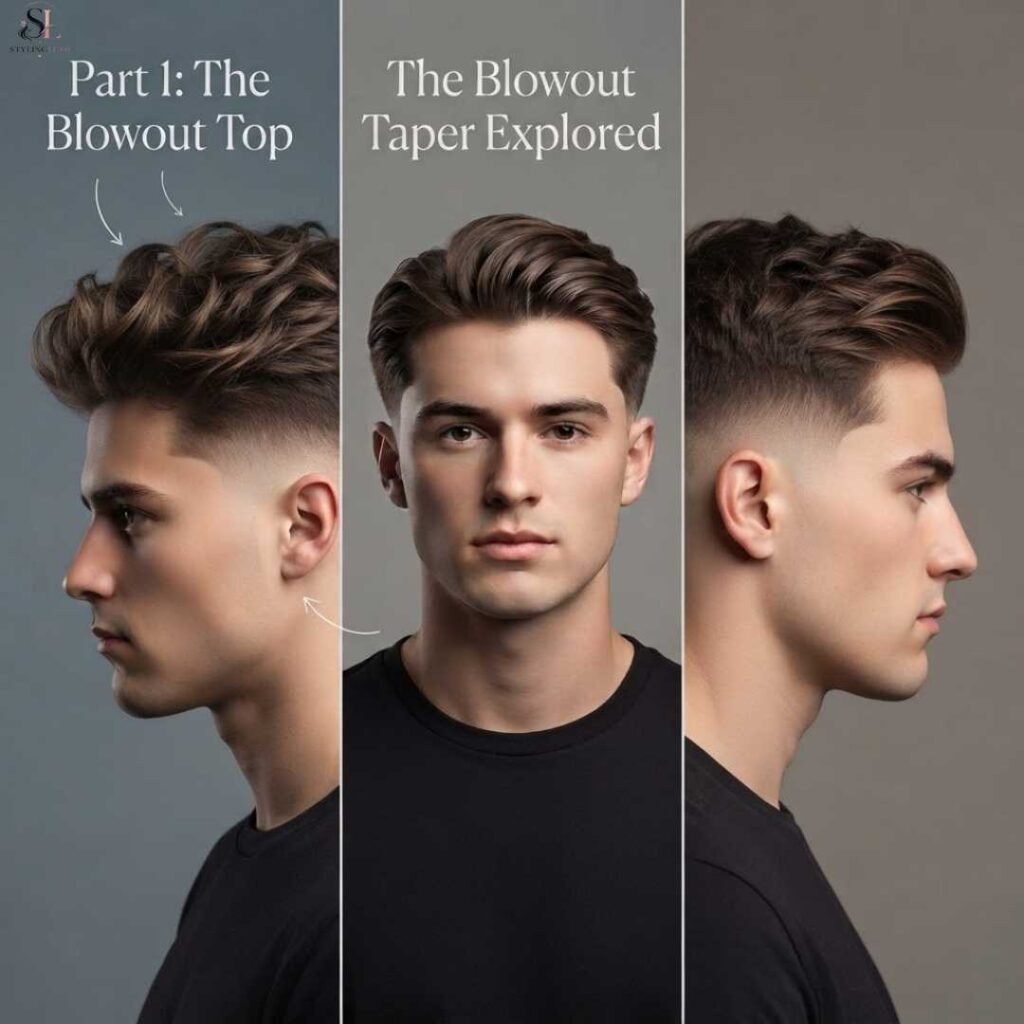 What Is a Blowout Taper The Two-Part Haircut Explained