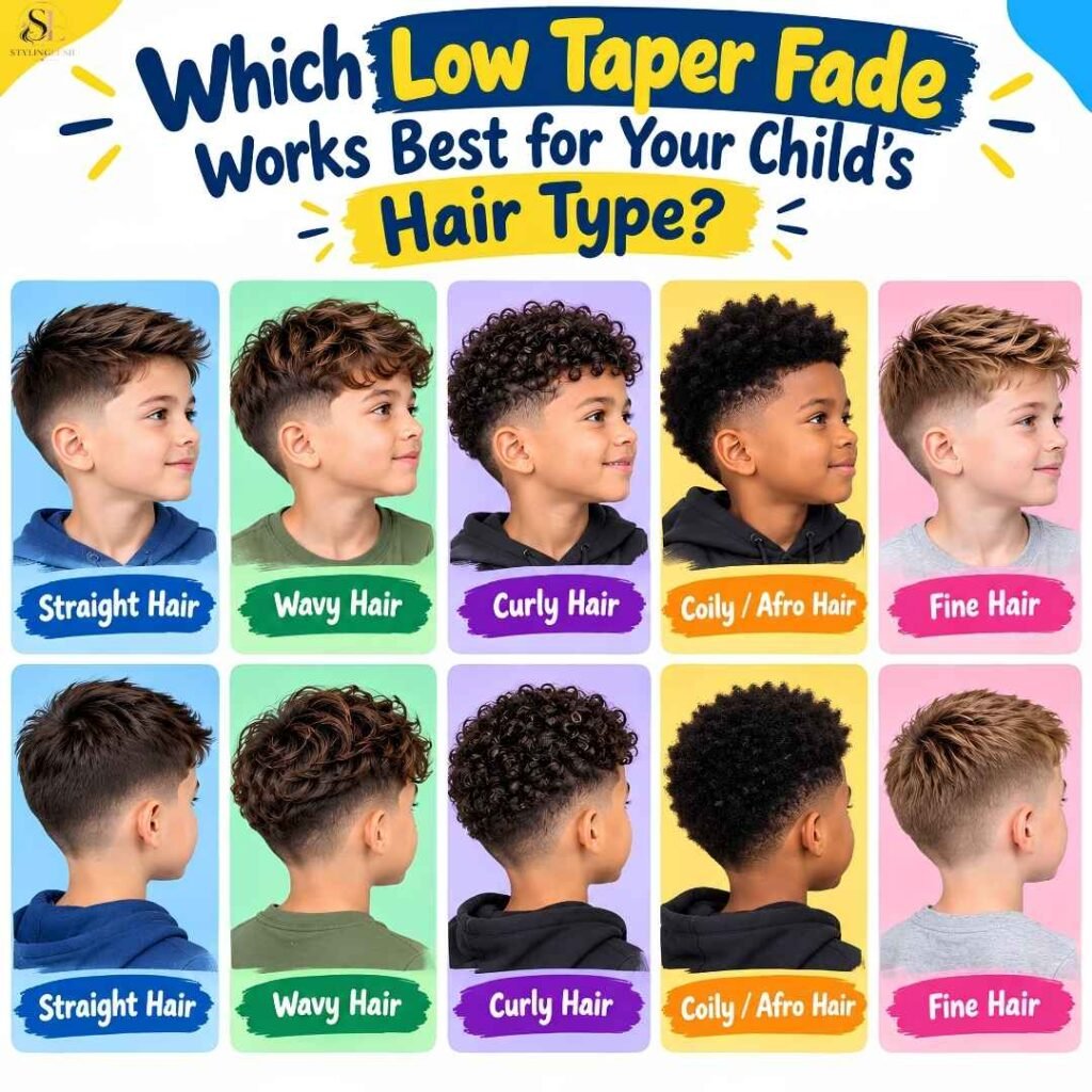 Which Low Taper Fade Works Best for Your Child’s Hair Type