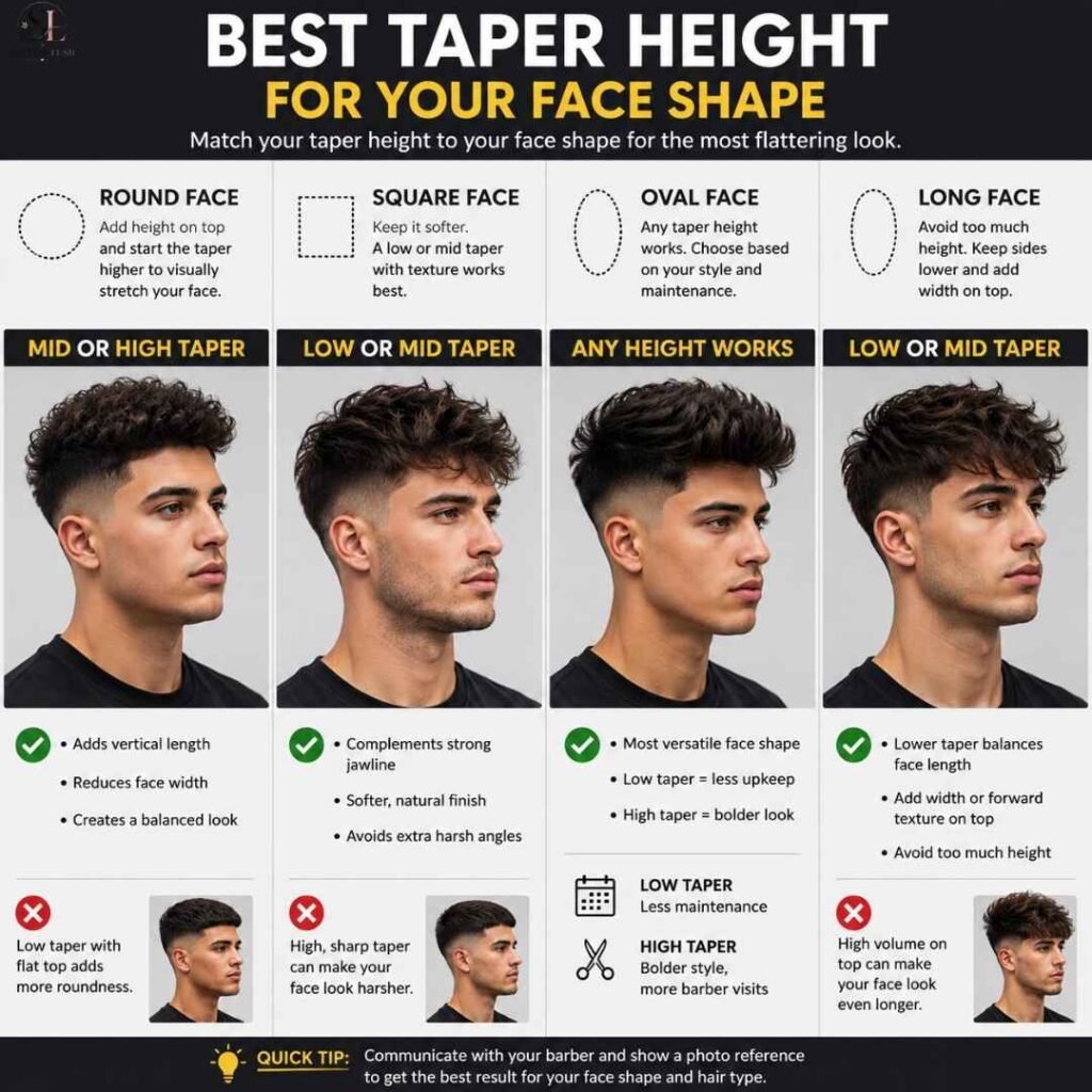 Which Taper Height Works Best for Your Face Shape A Decision Framework