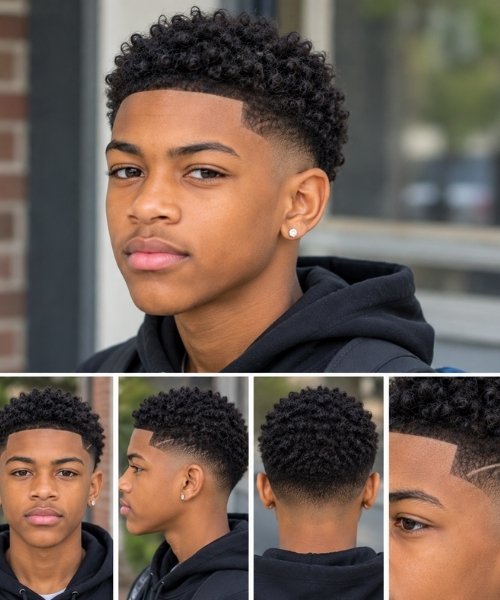27. Low Taper Fade for Black Teens (Ages 13–17)