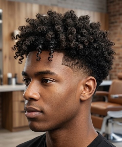 Broccoli Cut with Low Taper Fade