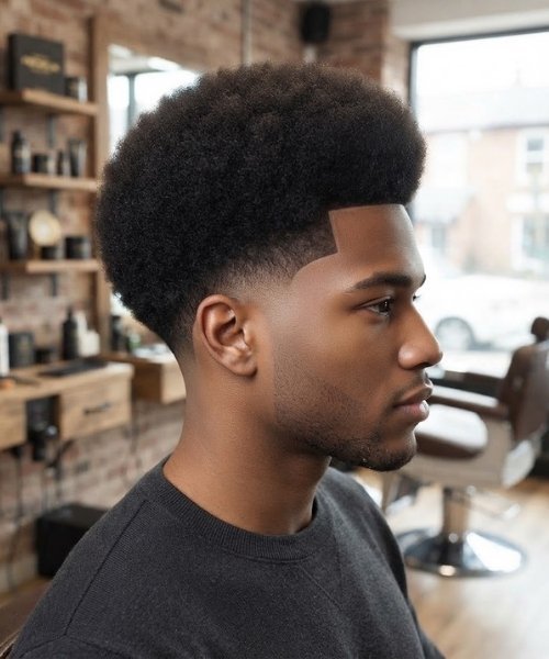Low Taper Fade Afro (Medium to Full)