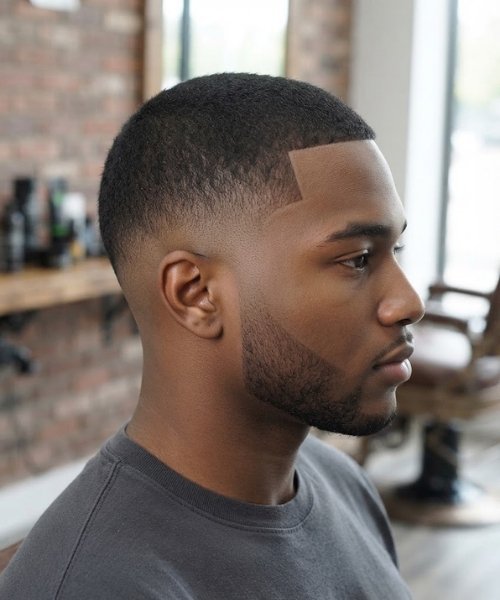 Low Taper Fade Buzz Cut