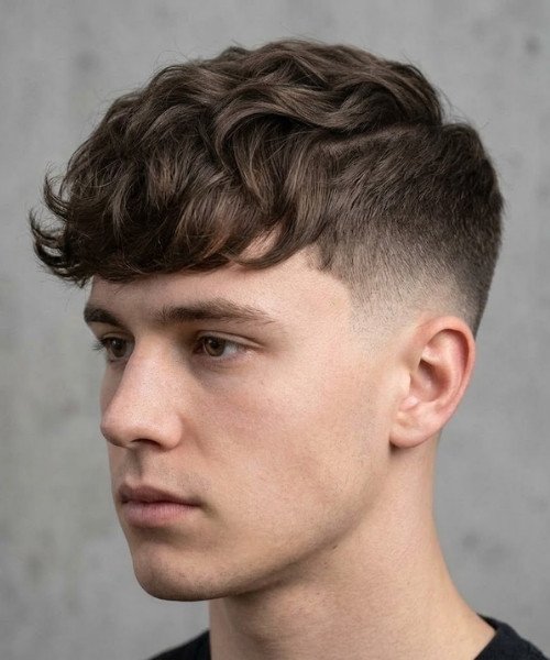 Mid Taper Fade Fringe