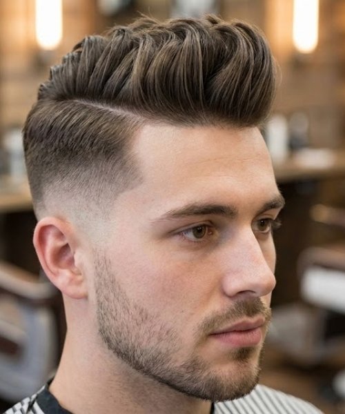 _Mid Taper Fade Quiff