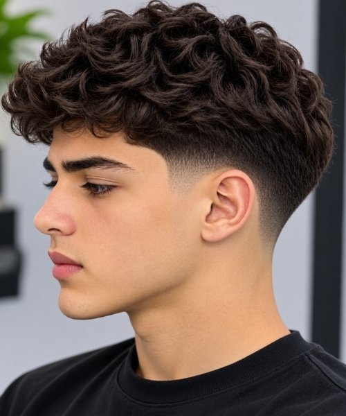 Short Blowout Low Taper Fade