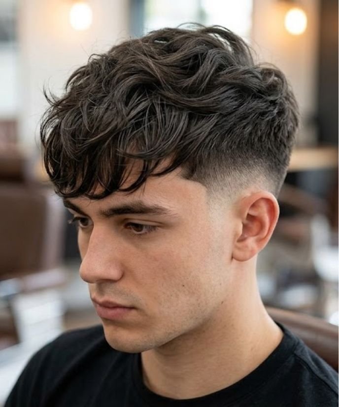 Textured Fringe Low Taper Blowout
